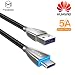 Produktbild AICase Huawei USB Typ C Kabel 5A,USB C Kabel auf USB 3.0,Superladung und Datenübertragung USB C Ladekabel für Huawei Mate 9, MacBook, iPad Pro 2018, Galaxy S9/S8 und mehr (2M)