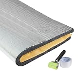 Thermal Sound Deadening Heat Shield Insulation Mat-Car Engine Bays,Firewall Noise Reduce 3/8' Stronger Foam Vibration Proof Pad with Roller (28'x39')