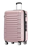Produkt Finder BEIBYE Reisekoffer 2088 Hartschalekoffer Gepäck Koffer Trolley Bordcase Handgepäck M in 14 Farben (Rosagold)