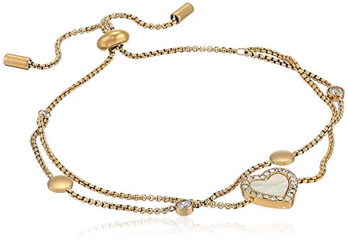 Fossil Women's Gold-Tone Bracelet, Color: Gold (Model: Jf03216710) #TOP2