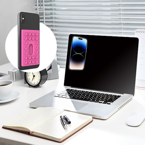 Suporte para telefone com ventosa | Suporte de telefone com ventosa lavável com slot para cartão | S