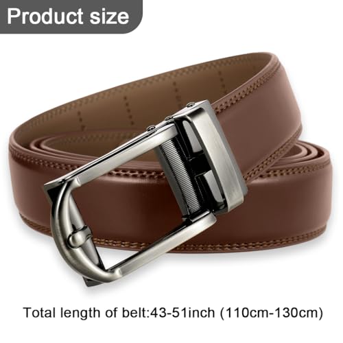 Image of GUSTAVE Belts for Men Western Cowboy PU Leather Men Belt Waist Engraved Waist Belts for Jeans 120cm /47in