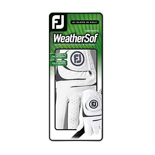 FootJoy Women's WeatherSof Prior Generation Golf Glove, White Medium, Worn on Right Hand by FootJoy - Used condition - Image 2