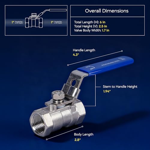 Vanne en acier inoxydable 316 robuste et durable Midline Valve - 7