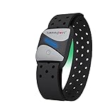 CARDIOSPORT Heart Rate Monitor Armband, Optical Heart Rate Sensor, Bluetooth ANT+ for Running, Cycling, Gym. Compatible with Strava, Zwift, Peloton, Garmin, Wahoo Apps