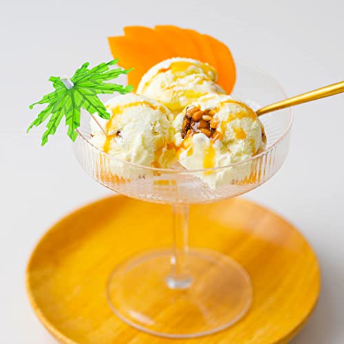 100Pcs Cocktail Drink Umbrella 6'' Palm Tree Toothpicks Handmade Cocktail Parasol Sticks Cupcake Toppers Bamboo Toothpicks For Party Decoration #TOP6