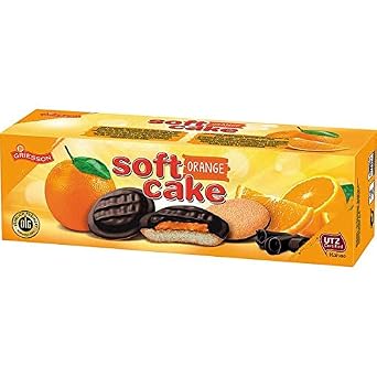 Griesson Soft Cake Orange Pack of 12 (12 x 150 g)