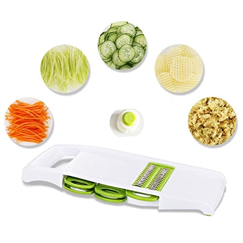 Mandolina affettatrice regolabile 5 in 1