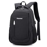 La seguridad y la versatilidad de la mochila de nuevo diseño, la cremallera invisible, las hebillas oscuras en ambos lados pueden proteger sus objetos de valor. Un compartimento separado para computadora portátil protege eficazmente la computadora y múltiples bolsillos de funciones, lo que le permite mantener todos sus dispositivos seguros y organizarlos.