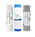 IPW Industries Inc. 6-Month Prefilter Replacement Supply Filter Cartridge Pack Set for Standard Reverse Osmosis RO Systems