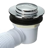 drain maison point p Matériel: laiton + plastique TuToy Laiton & Plastic Pop Up Baignoire Déchets Drain Bain Maison Évier Remplisseur