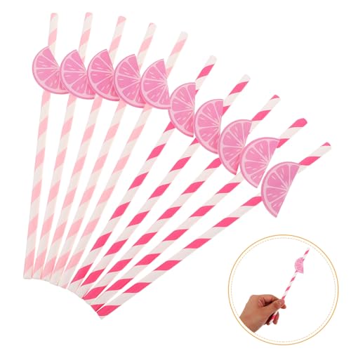 Pitillos de papel multicolor 30 piezas 19.5 cm miniatura 3