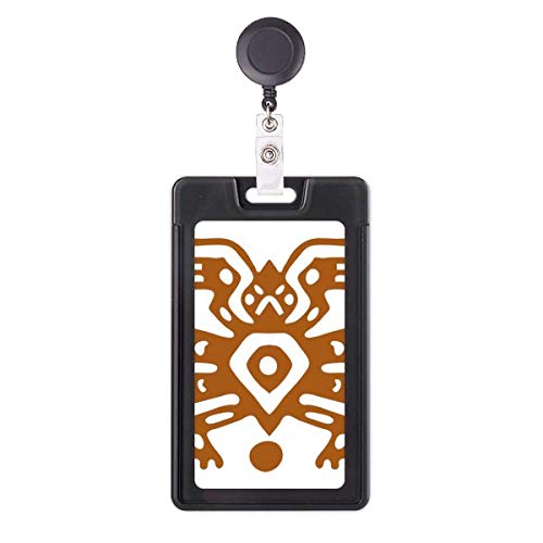 Badge rétractable totems mexicains anti-perte avec enrouleur automatique fluide