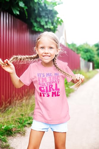 Olive Loves Apple It's Me, Hi It's My Birthday It's Me Girly Fun Birthday Shirt3