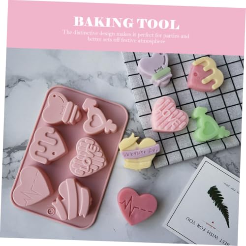 Molde de silicona SUPVOX para chocolate con forma de corazón miniatura 4