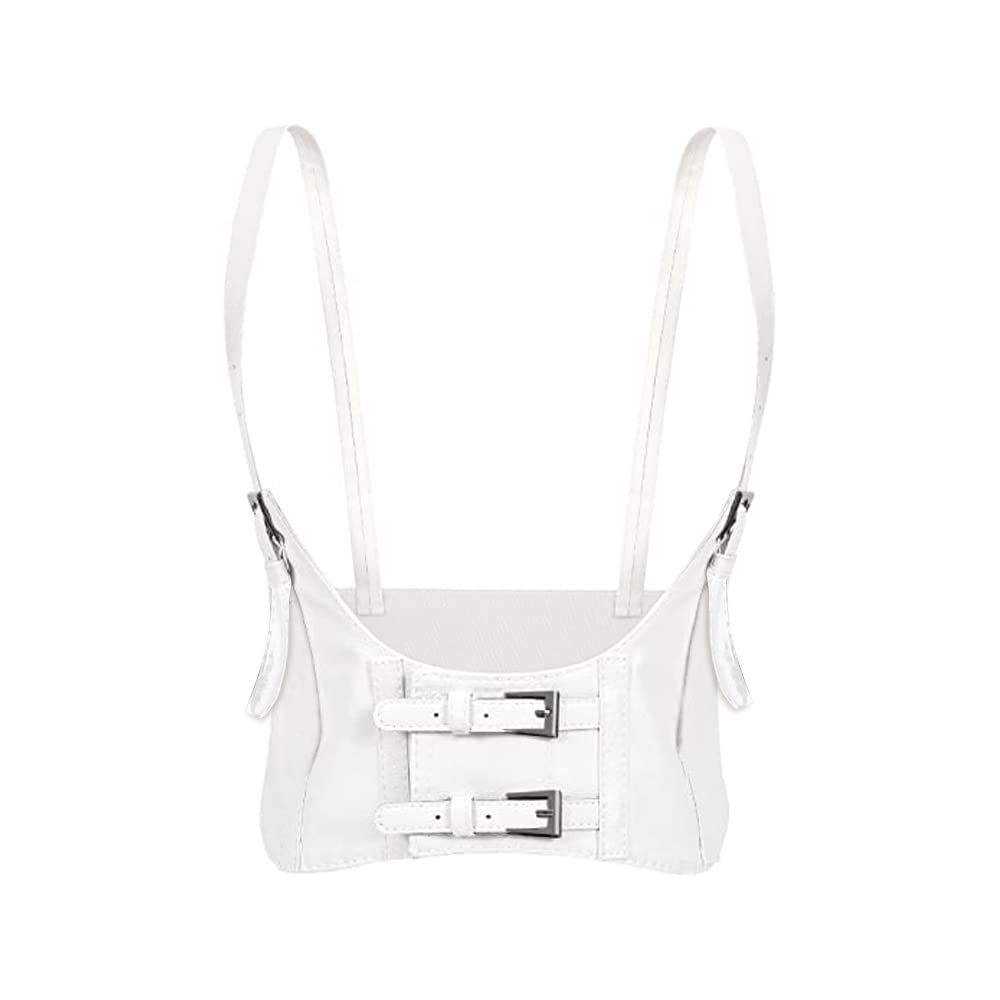 Corsetto Punk In Pelle Con Catene - Cintura Sottoseno Per Discoteca E Cosplay - Foto 9