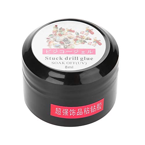 Cimenn 8Ml Nail Polish Glue For Stickers Glitter Rhinestones Decoration Nail Art Uv Gel #TOP7