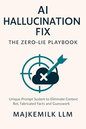 AI Hallucination Fix: The Zero-Lie Playbook: Unique Prompt System to Eliminate Context Rot, Fabricated Facts and Guesswork (AI Zero-Lie Playbooks Book 1)