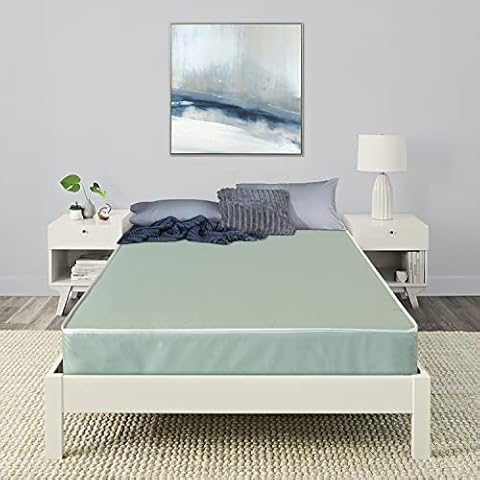Mattress Solution Double Sided Tight top Waterproof Vinyl Innerspring Mattress, Twin XL, Green Cover