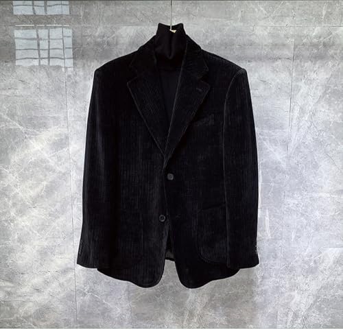 Men's Corduroy Suit Notch Lapel Tuxedos Jacket Pants Casual Dinner Two Buttons Formal Wear Outfit2