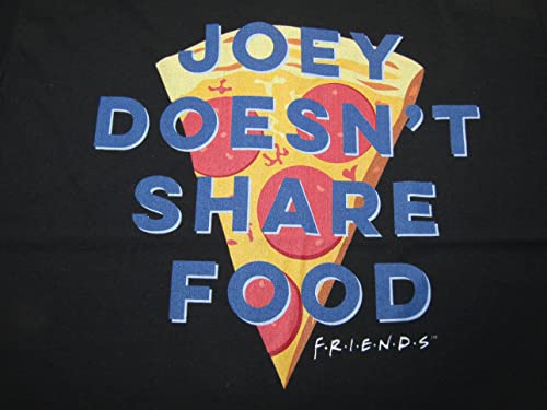 Bioworld Friends TV Joey Doesn't Share Food Black T-Shirt Toddler Boy to Youth Boy2