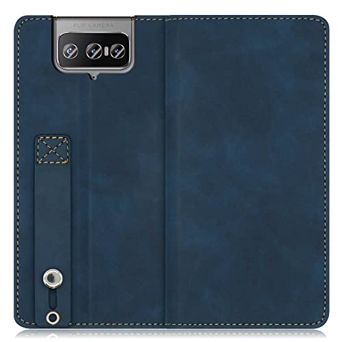 LOOF Hold-Lite Series Zenfone 8 Flip �p �[���t�H�� �P�[�X �J�o�[ �X�}�z �蒠�^�P�[�X �Ў葀��⏕�x���g ���^ ��e�ʃJ�[�h���[ (�N���V�b�N�u���[)