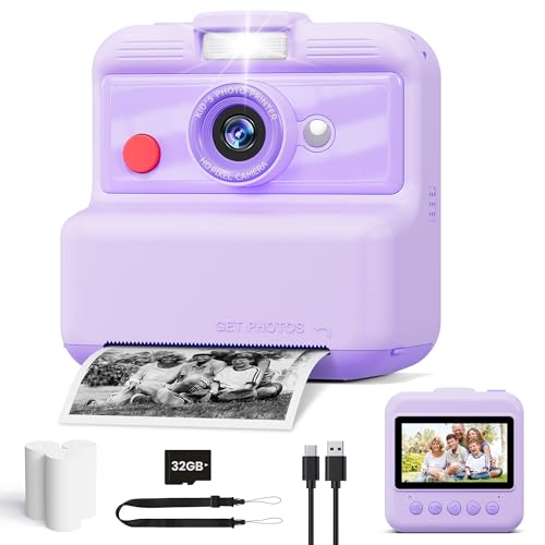 La mejor selección de pantalla polaroid 32 los más recomendados. 43 CAMCLID Cámara Instantánea para Niños, 3,0 Pulg Camara Fotos Niños, 48MP/2.5 UHD Cámara Instantánea con Tarjeta de 32 GB, Juguete Educativo Regalo Niñas/Niños 3-11 Años...