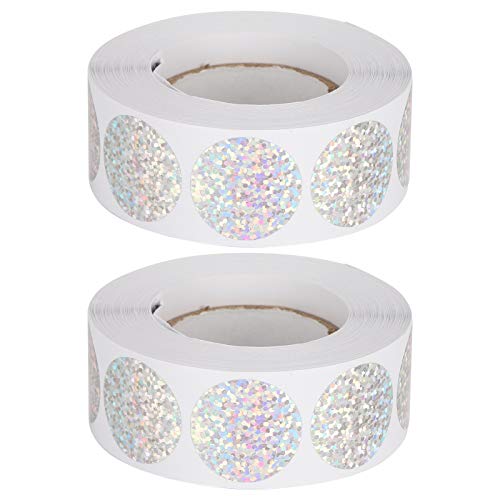 Round Sequin Sticker Roll, Japanese Paper Material, 500 Stickers, Easy to Stick and Tear, Multifunctional for Online Retailers, Envelope Sealing, Hand Made
