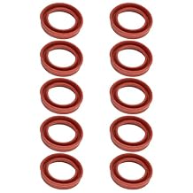 10 Pieces Coffee Maker Silicone O Rings Replacement Seal for Espresso Machine Coffee Equipment Sealing Gaskets