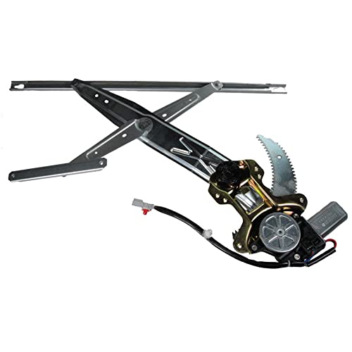 Image of TRQ Left Power Window Regulator & Motor Assembly Drivers Side Compatible with 1996-2000 Honda Civic