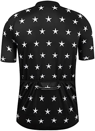 Coconut Ropamo CR Mens Cycling Jersey Short Sleeve Road Bike Shirt with 3+1 Zipper Pockets Breathable Quick Dry