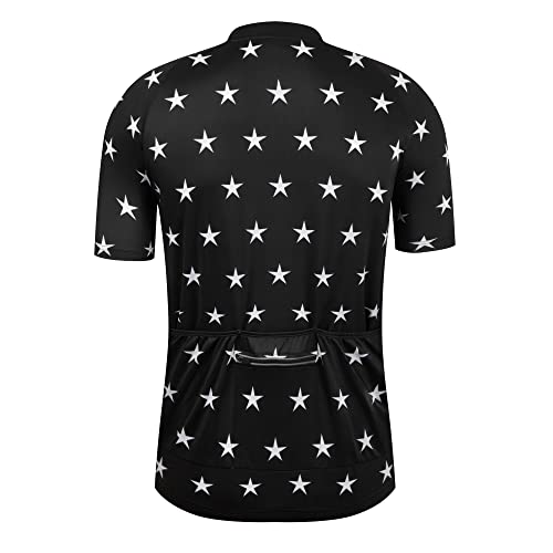 Coconut Ropamo CR Mens Cycling Jersey Short Sleeve Road Bike Shirt with 3+1 Zipper Pockets Breathable Quick Dry