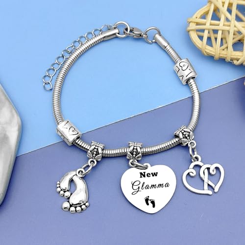 Image of New Grandma Gifts New Grandma Bracelet Grandma to Be Gifts First Time Grandma Gifts Pregnancy Announcement Gifts Promoted to Grandma Gifts New Nana Gifts Birthday Gifts for Grandma Retirement Gifts