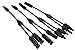 Produktbild VIKOCELL 2 Paars Y Zweig MC4 Sonnenkollektor Adapter Steckverbinder -MC4 Parallel Steckverbinder Adapter 1M2F + 2M1F