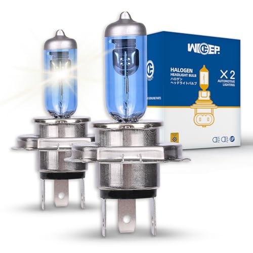 wideep H4/9003/HB2 Halogen Headlight Bulb, 55W/60W 5000K Natural White by wideep - Used condition - US$13.49