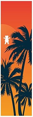 Grizzly Griptape Laguna Cut-Out Griptape - Orange 9"x33"