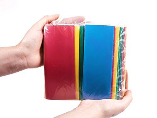 SummitLink 145Pcs Large Size Heat Shrink Tube Combo Pack Total Length 71ft Jumbo heat-shrink Tube 5 Colors 8 Sizes Assorted Tubing Wrap Sleeve Set