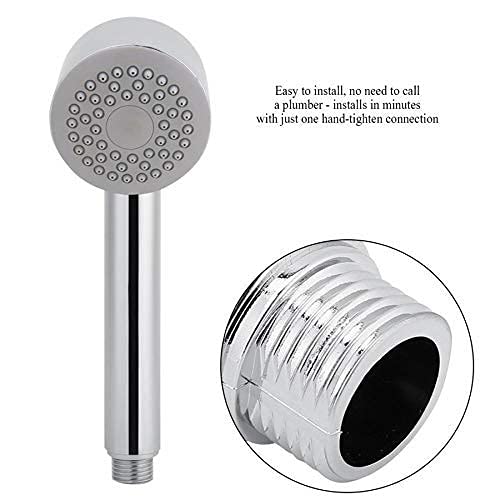 Cabezal de ducha mano LaseVe cromado redondo miniatura 2