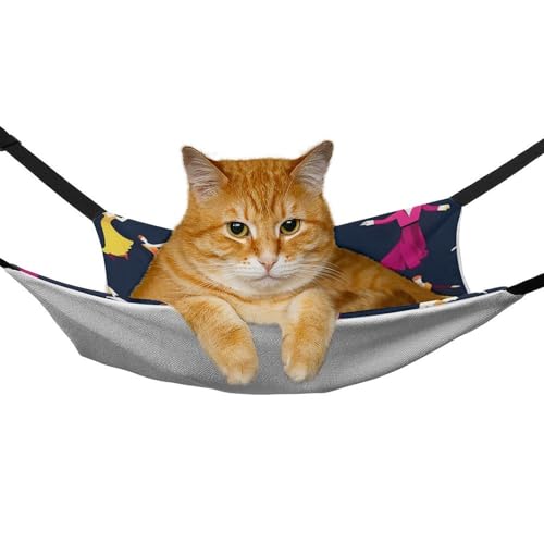 Hamac pour chat suspendu : finis les couchages encombrants au sol