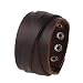 Cherryzz Real Leather Cuff Women Leather Bangle Bracelet, Men Leather Cuff Bracelet, Wide Belt bracelet