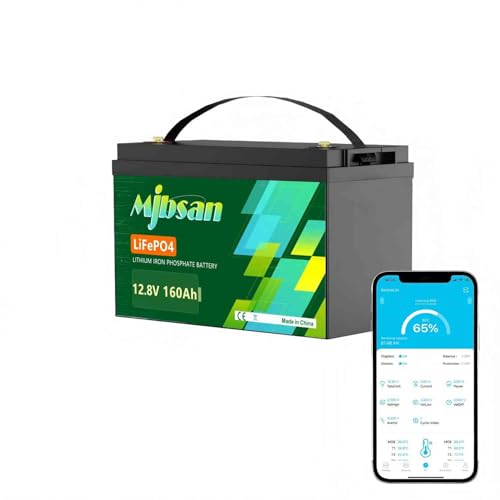 Espandi fino a Max. 32768 Wh di energia: Con una capacità di 160 Ah e una max. Potenza di carico di 1920 W, la batteria al litio Mjbsan 160 Ah soddisfa le esigenze di quasi tutti i dispositivi elettrici. Queste batterie possono essere utilizzate in serie e in parallelo (4S4P) per una maggiore capacità e una tensione più elevata (24 V, 36 V, 48 V), con max. Energia di 32.768 kWh e max. Potenza di carico di 32.768kW può essere collegata.