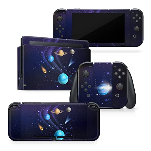 Skin Galaxy pour Nintendo Switch autocollant vinyle violet 3M de TACKY DESIGN
