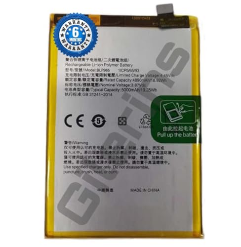Image of Original BLP965 Battery for Oppo K10x 5G PGGM10 Q5 RMX3478 Battery with 6 Month Warranty**** (R124)