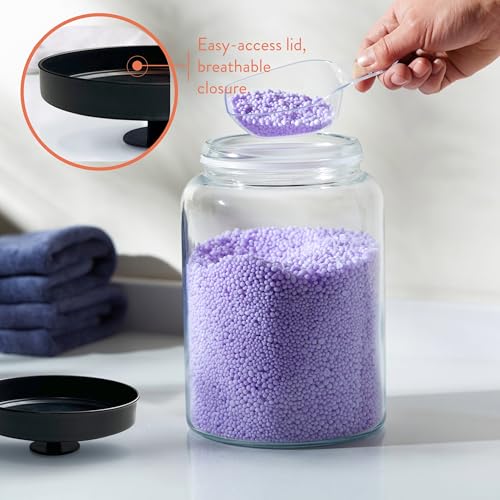 image for KooK Glass Storage Containers with Lids, Glass Jar with Lid, 1 Gallon,
