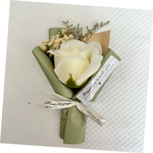 Mini ramo de flores secas naturales para decoración miniatura 7