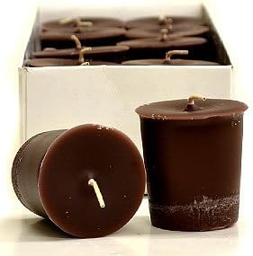 Pack of 2 Boxes Hazelnut Coffee Votive Candles for Weddings, Home & Event Decoration, Relaxation, Made in US