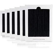 Refrigerator Air Filter Replacement for Frigidaire PAULTRA Pure Air Ultra and Electrolux EAFCBF Fridge Replace 242061001, 242047801, 242047804-6 Pack by Funmit