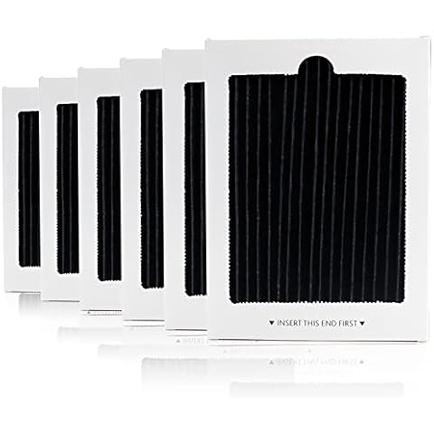 Refrigerator Air Filter Replacement for Frigidaire PAULTRA Pure Air Ultra and Electrolux EAFCBF Fridge Replace 242061001, 242047801, 242047804-6 Pack by Funmit Cover