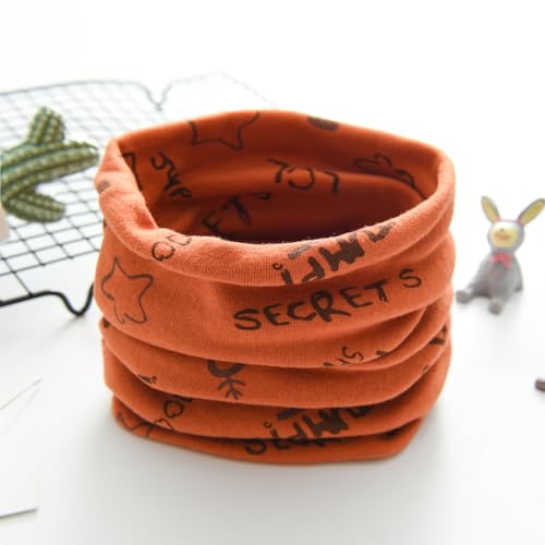 Children's Elastic Cotton Neck Covers Printed Embroidery Warm Neck Warmer For Indoor And Outdoor Use3