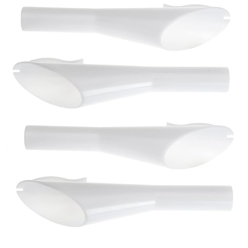 Tubo funil do bocal de abastecimento do tanque de combustível YRANZO para Ford e Lincoln – Conjunto com 4 unidades